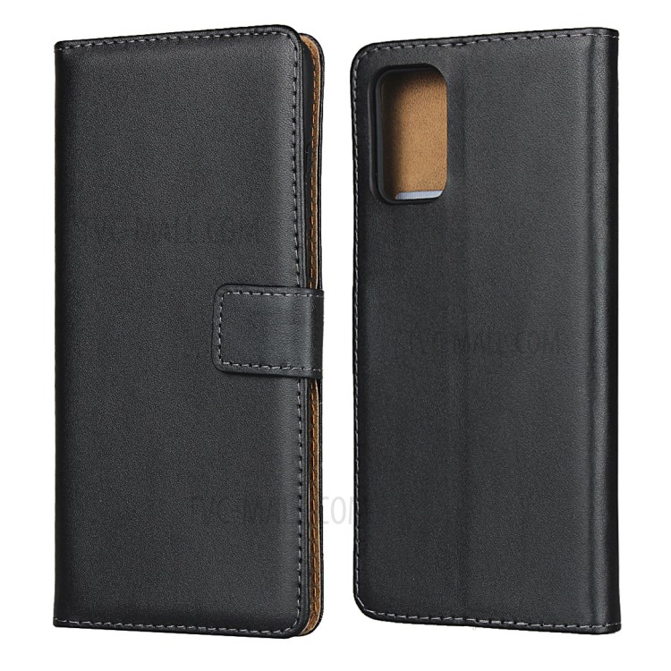 Genuine Leather Wallet Stand Phone Case Cover for Samsung Galaxy S20 Plus-12