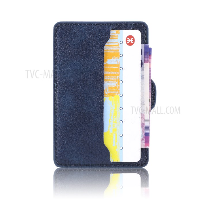 Shockproof Detachable 2-in-1 Retro Leather Wallet Phone Case for Samsung Galaxy S20 Plus - Dark Blue-7