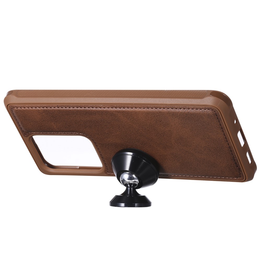 Multi-function Detachable 2-in-1 Leather Wallet Phone Cover for Samsung Galaxy S20 Ultra - Dark Brown-14