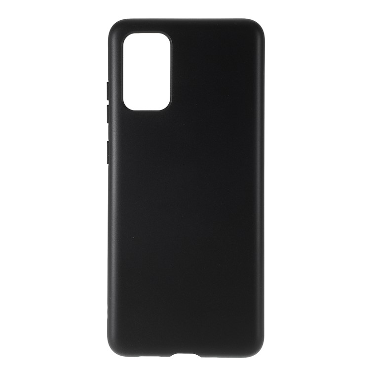 Eco-Friendly Wheat Straw Matte TPU Cell Phone Cover for Samsung Galaxy S20 Plus - Black-1