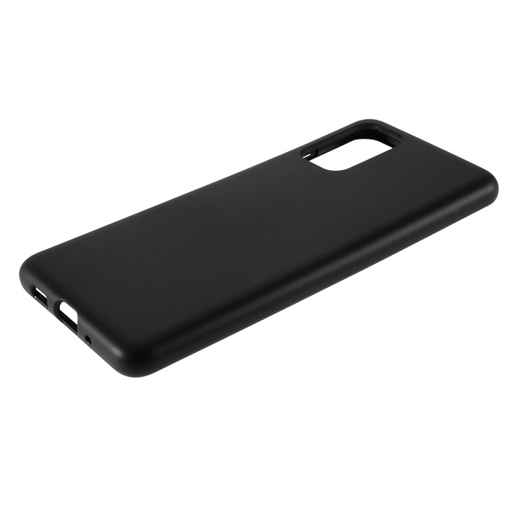 Cubierta de Teléfono Celular Matte de Paja de Trigo Ecológico Para Samsung Galaxy S20 Plus - Negro