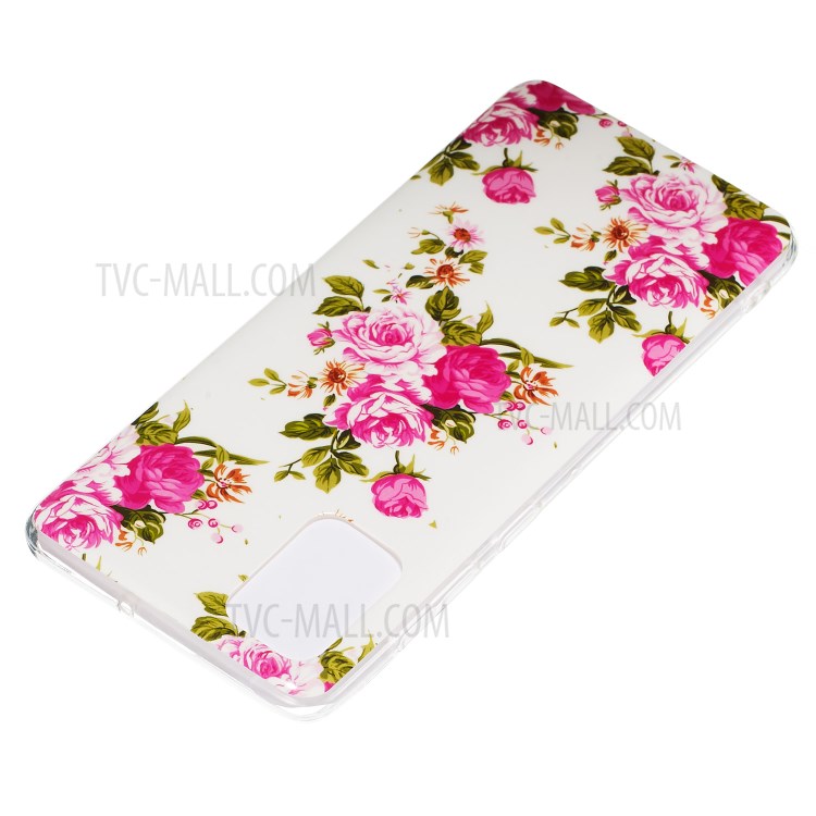 Noctilucent IMD TPU Case for Samsung Galaxy A71 - Vivid Flowers-4