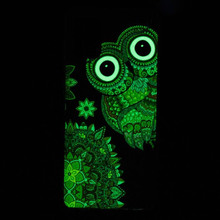 Noctilucent IMD TPU Case for Samsung Galaxy A71 - Owl Pattern-7