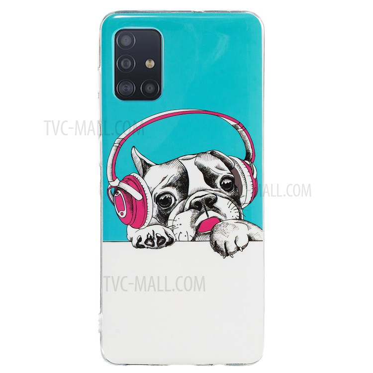 Noctilucent IMD TPU Case for Samsung Galaxy A71 - Dog-2