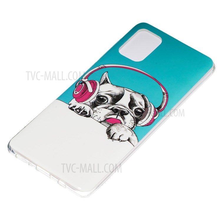 Noctilucent IMD TPU Case for Samsung Galaxy A71 - Dog-3