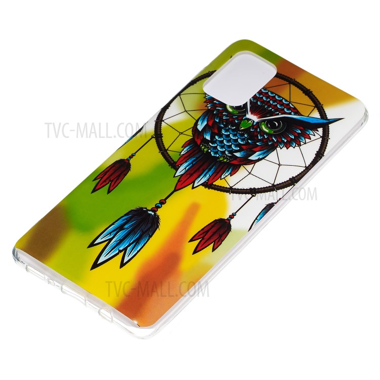 Noctilucent IMD TPU Case for Samsung Galaxy A71 - Owl Dream Catcher-3
