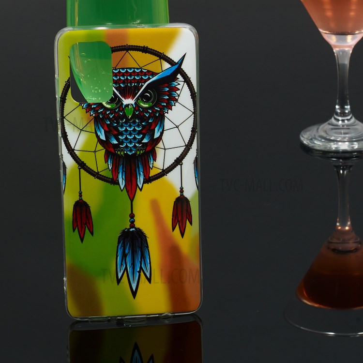 Noctilucent IMD TPU Case for Samsung Galaxy A71 - Owl Dream Catcher-6