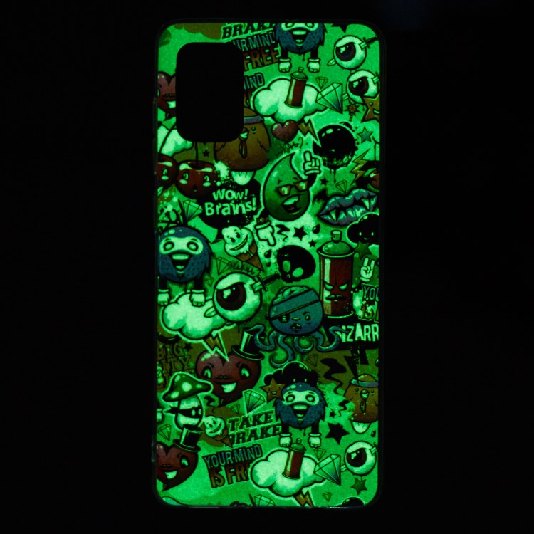 Noctilucent IMD TPU Case for Samsung Galaxy A71 - Cartoon Pattern-7