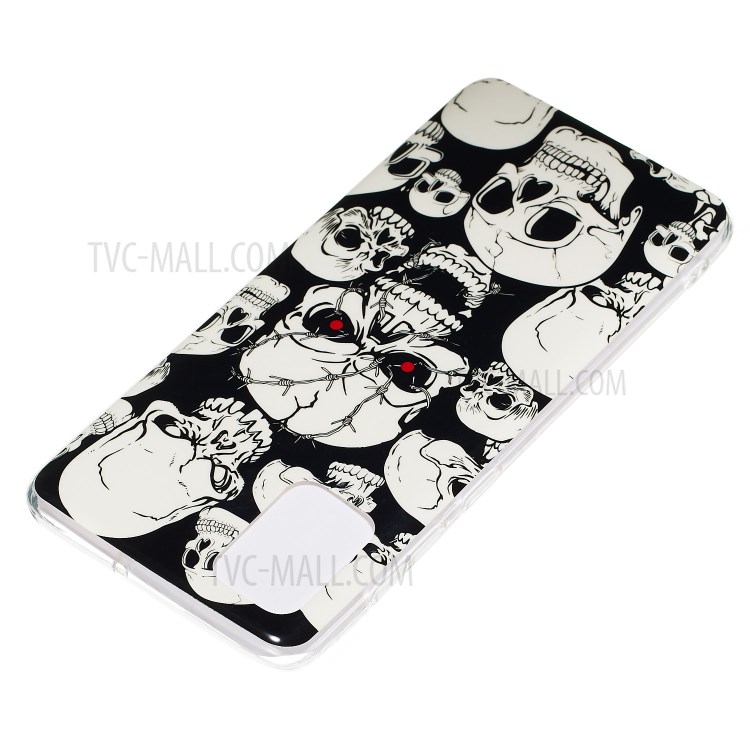 Noctilucent IMD TPU Case for Samsung Galaxy A71 - Skulls-4