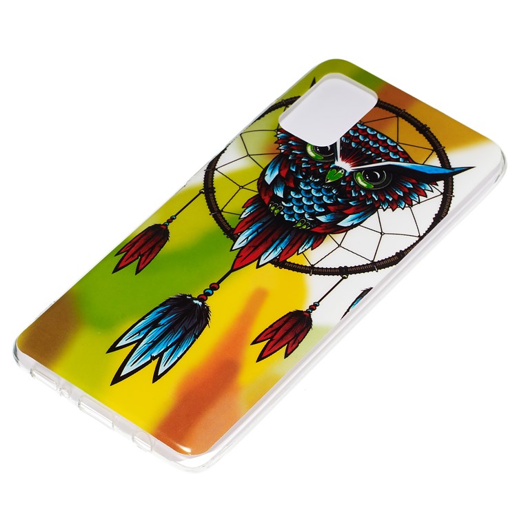 Noctilucent IMD TPU Shell for Samsung Galaxy A51 - Owl Dream Catcher-3