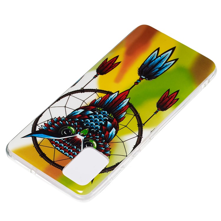 Noctilucent IMD TPU Shell for Samsung Galaxy A51 - Owl Dream Catcher-4
