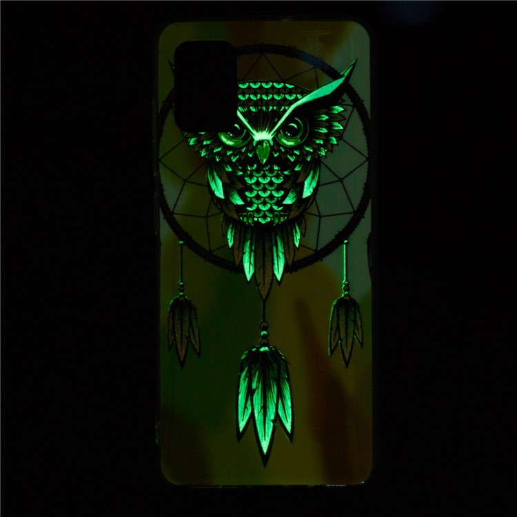 Noctilucent IMD TPU Shell for Samsung Galaxy A51 - Owl Dream Catcher-7