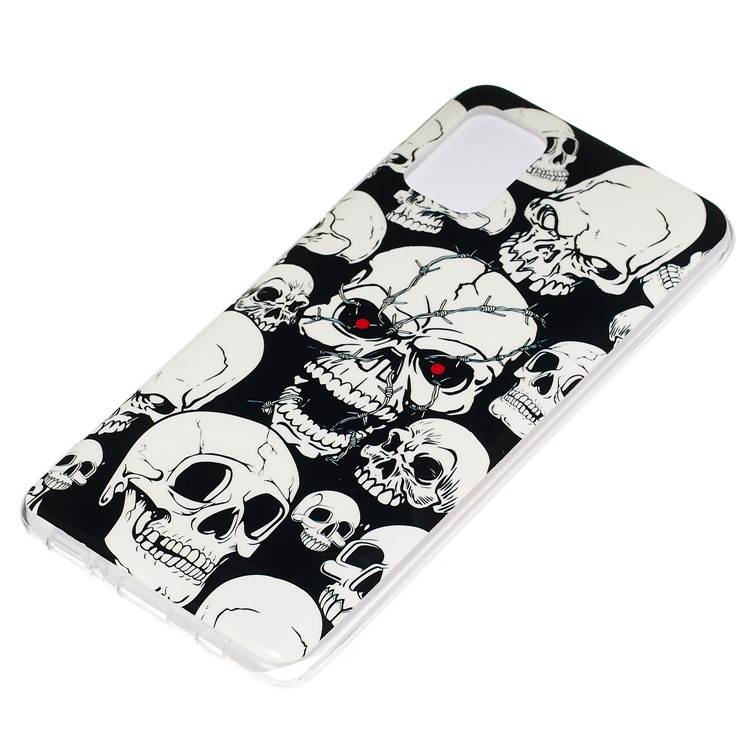 Noctilucent IMD TPU Shell for Samsung Galaxy A51 - Cool Skulls-3
