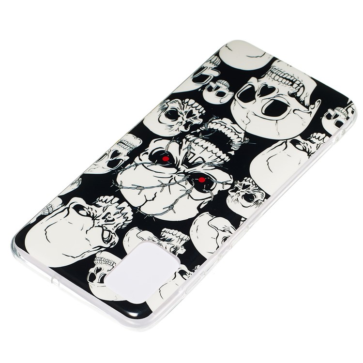 Noctilucent IMD TPU Shell for Samsung Galaxy A51 - Cool Skulls-4