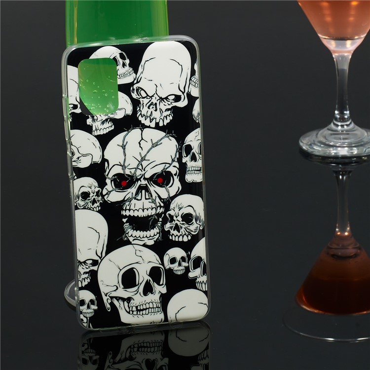 Noctilucent IMD TPU Shell for Samsung Galaxy A51 - Cool Skulls-6