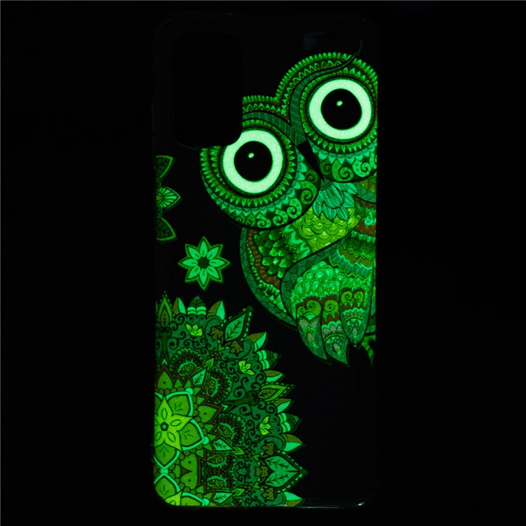 Noctilucent IMD TPU Back Case for Samsung Galaxy S20 Plus - Owl Pattern-7