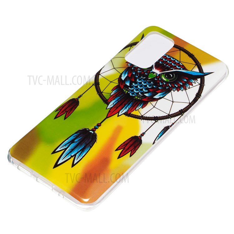 Noctilucent IMD TPU Back Case for Samsung Galaxy S20 Plus - Owl Dream Catcher-3