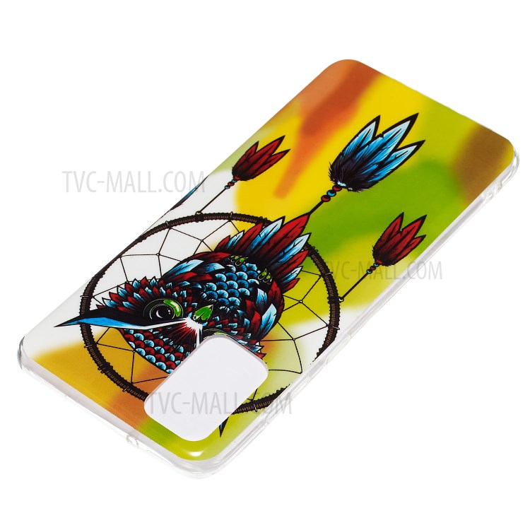 Noctilucent IMD TPU Back Case for Samsung Galaxy S20 Plus - Owl Dream Catcher-4