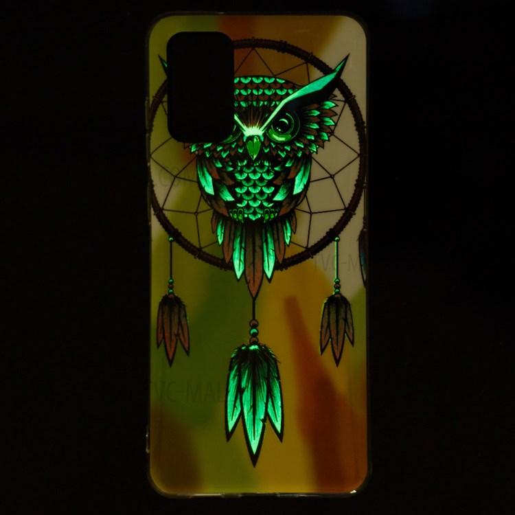Noctilucent IMD TPU Back Case for Samsung Galaxy S20 Plus - Owl Dream Catcher-7