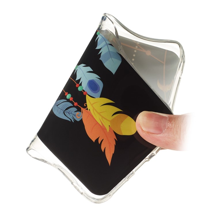 Noctilucent IMD TPU Phone Case for Samsung Galaxy S20 - Feather Dream Catcher-5