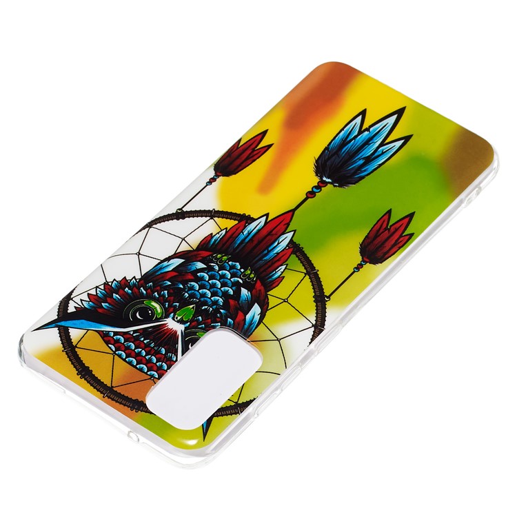 Noctilucent IMD TPU Phone Case for Samsung Galaxy S20 - Owl Dream Catcher-4