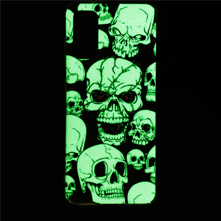 Noctilucente IMD TPU Case de Teléfono Para Samsung Galaxy S20 4G/S20 5G - Calaveras Geniales