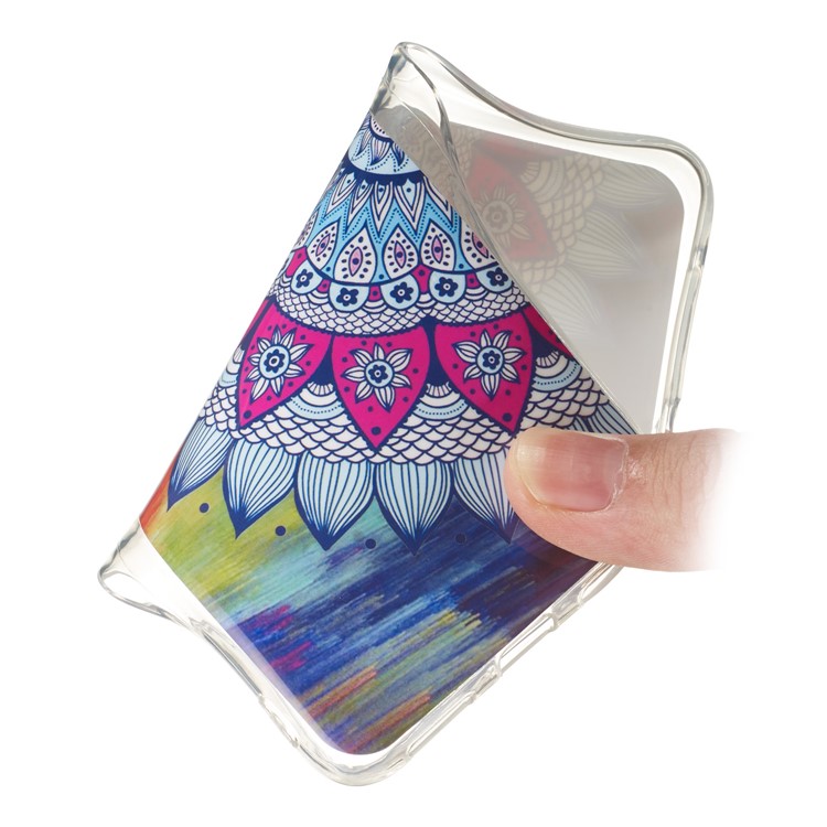 Noctilucent IMD TPU Phone Case for Samsung Galaxy S20 - Flower Pattern-5