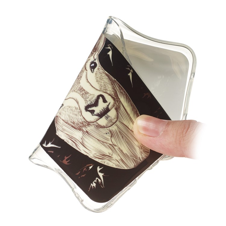 Noctilucent IMD TPU Phone Case for Samsung Galaxy S20 - Elk Pattern-5