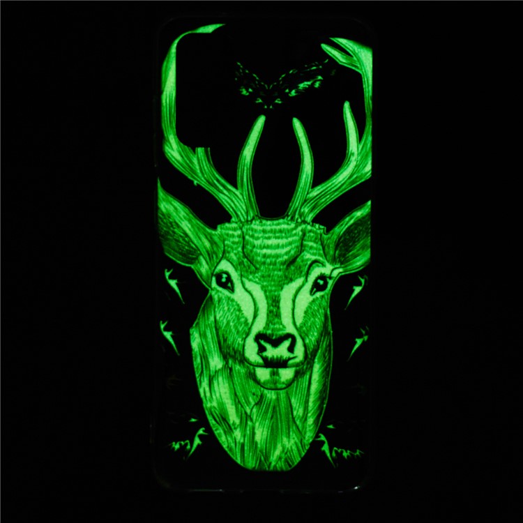 Noctilucent IMD TPU Phone Case for Samsung Galaxy S20 - Elk Pattern-7