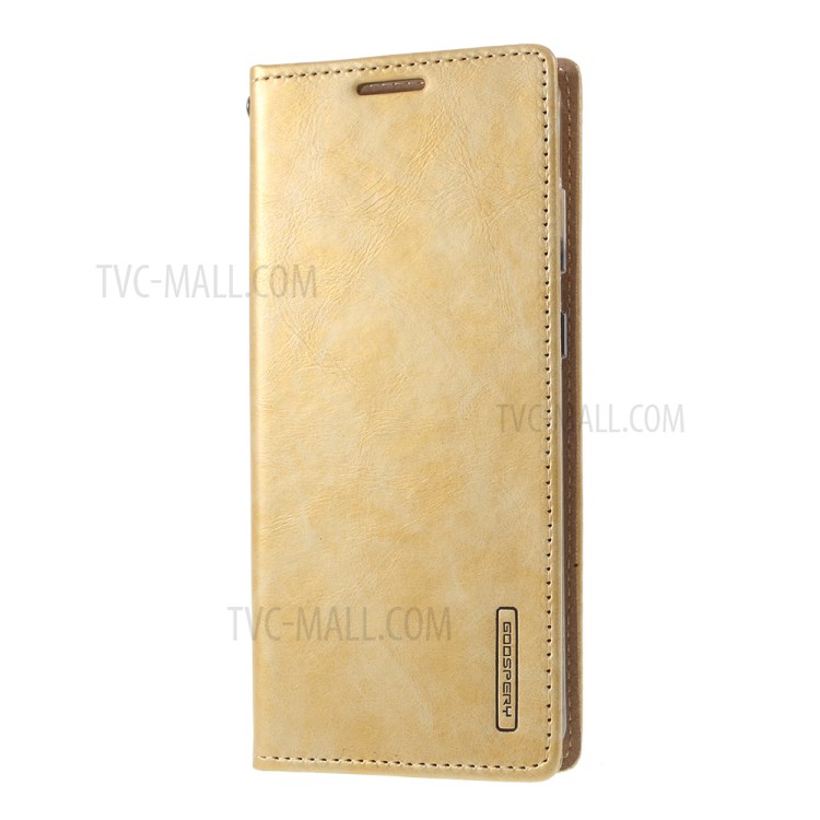 MERCURY GOOSPERY Blue Moon Stand Leather Mobile Phone Cover for Samsung Galaxy S20 Plus - Gold-2