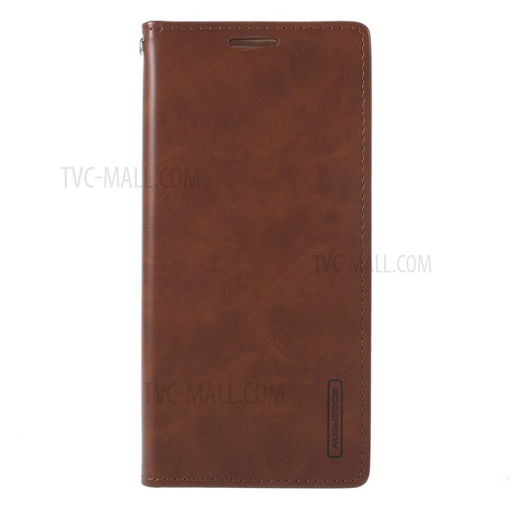 MERCURY GOOSPERY Blue Moon Stand Leather Mobile Phone Cover for Samsung Galaxy S20 Plus - Brown-1