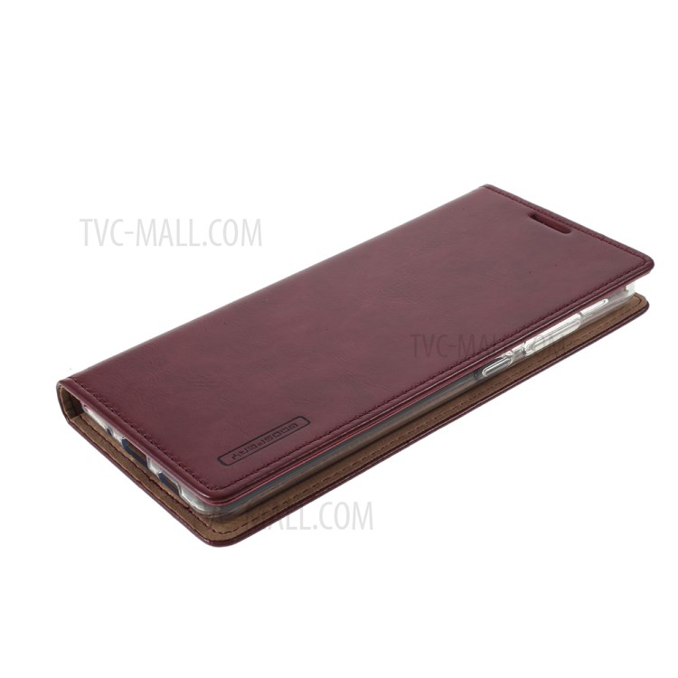 MERCURY GOOSPERY Blue Moon Leather Cover for Samsung Galaxy S20 Ultra - Wine Red-4