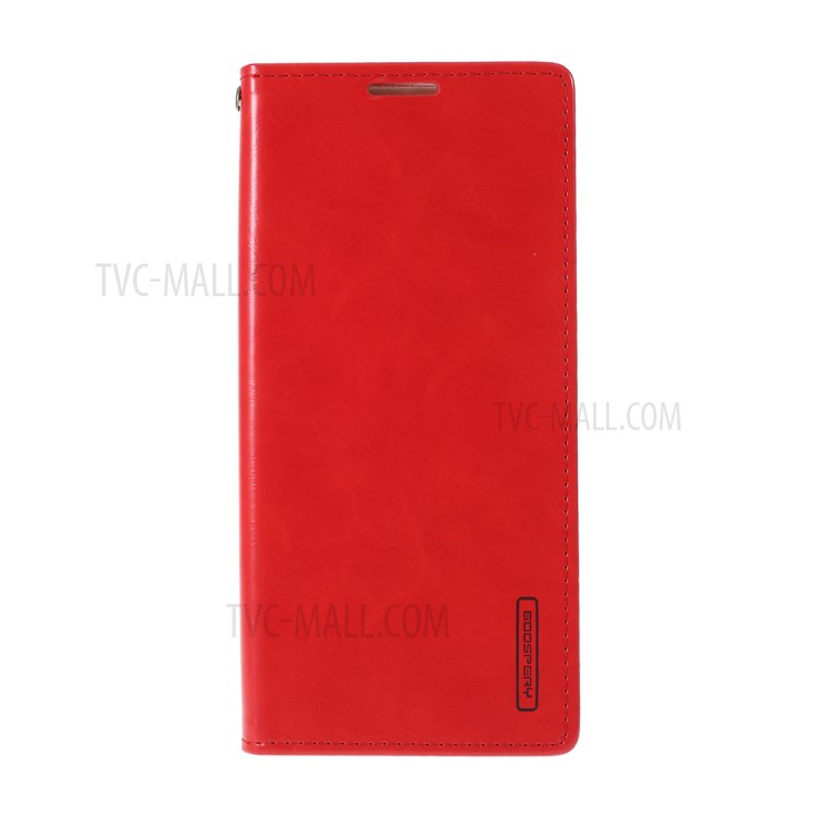 MERCURY GOOSPERY Blue Moon Leather Cover for Samsung Galaxy S20 Ultra - Red-1