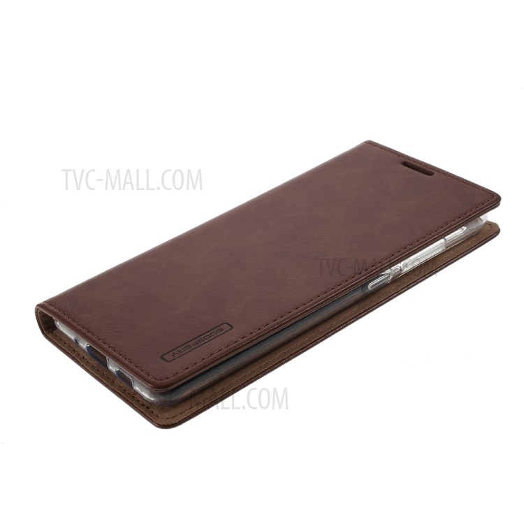 MERCURY GOOSPERY Blue Moon Leather Cover for Samsung Galaxy S20 Ultra - Brown-4