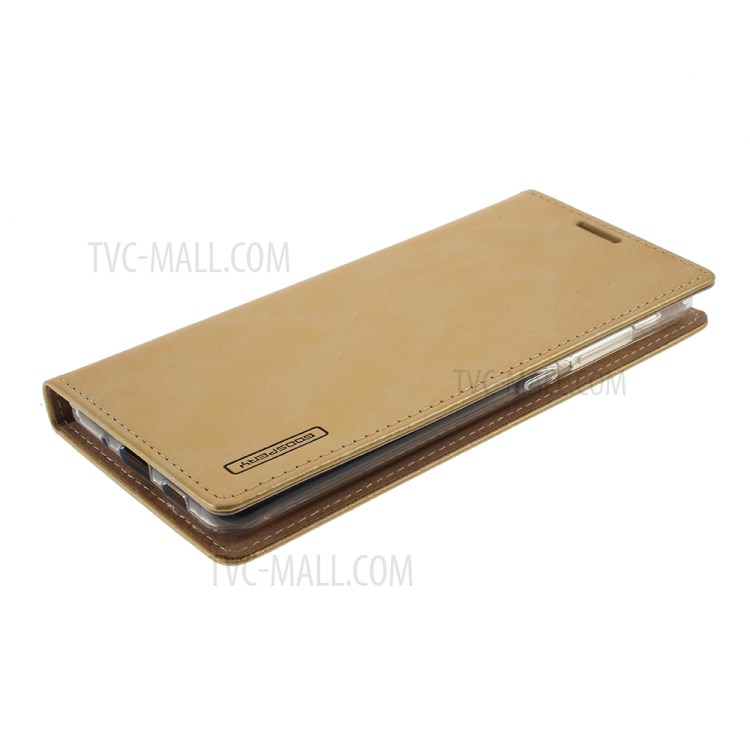 MERCURY GOOSPERY Blue Moon Leather Cover for Samsung Galaxy S20 Ultra - Gold-4