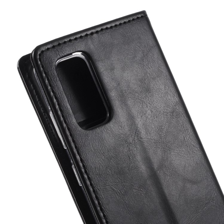 MERCURY GOOSPERY Blue Moon Stand Leather Material Mobile Phone Cover for Samsung Galaxy S20 - Black-3