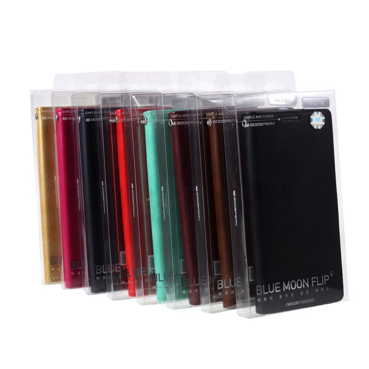 MERCURY GOOSPERY Blue Moon Stand Leather Material Mobile Phone Cover for Samsung Galaxy S20 - Black-9