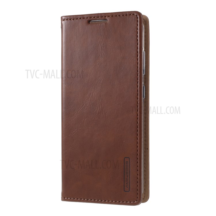 MERCURY GOOSPERY Blue Moon Stand Leather Material Mobile Phone Cover for Samsung Galaxy S20 - Brown-2