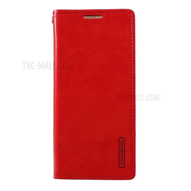 MERCURY GOOSPERY Blue Moon Stand Leather Material Mobile Phone Cover for Samsung Galaxy S20 - Red-1