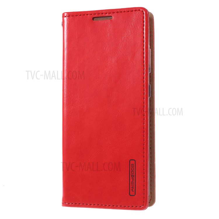 MERCURY GOOSPERY Blue Moon Stand Leather Material Mobile Phone Cover for Samsung Galaxy S20 - Red-2