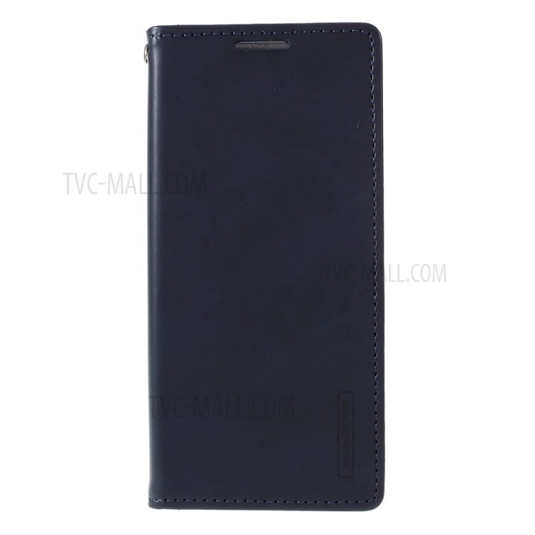 MERCURY GOOSPERY Blue Moon Stand Leather Material Mobile Phone Cover for Samsung Galaxy S20 - Dark Blue-1
