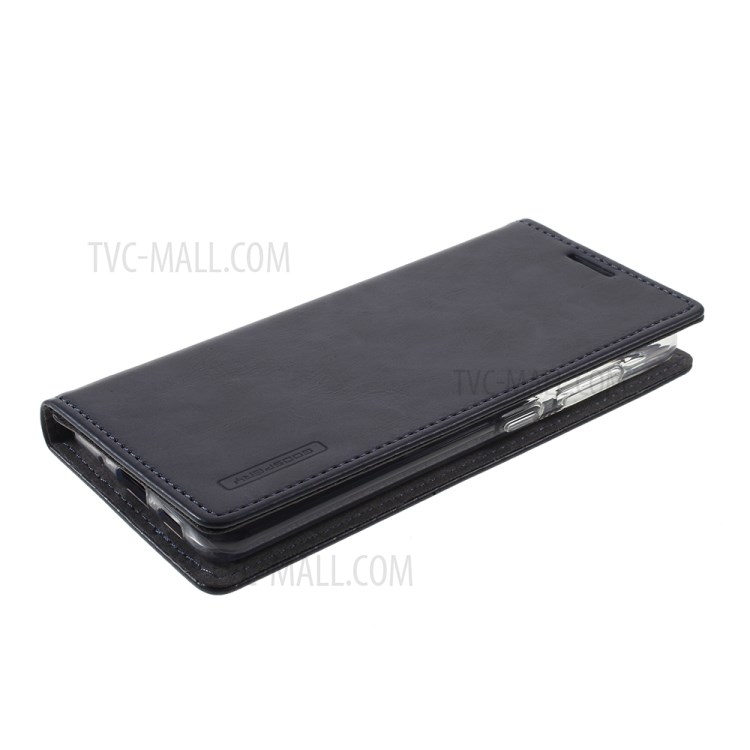MERCURY GOOSPERY Blue Moon Stand Leather Material Mobile Phone Cover for Samsung Galaxy S20 - Dark Blue-4
