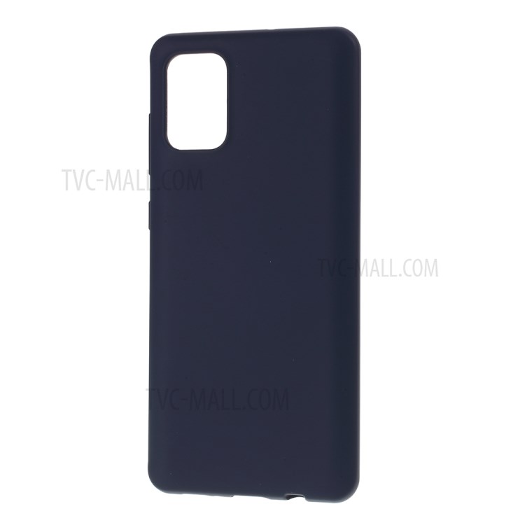 MERCURY GOOSPERY Soft Feeling Series Matte TPU Back Phone Case for Samsung Galaxy A71 - Dark Blue-2