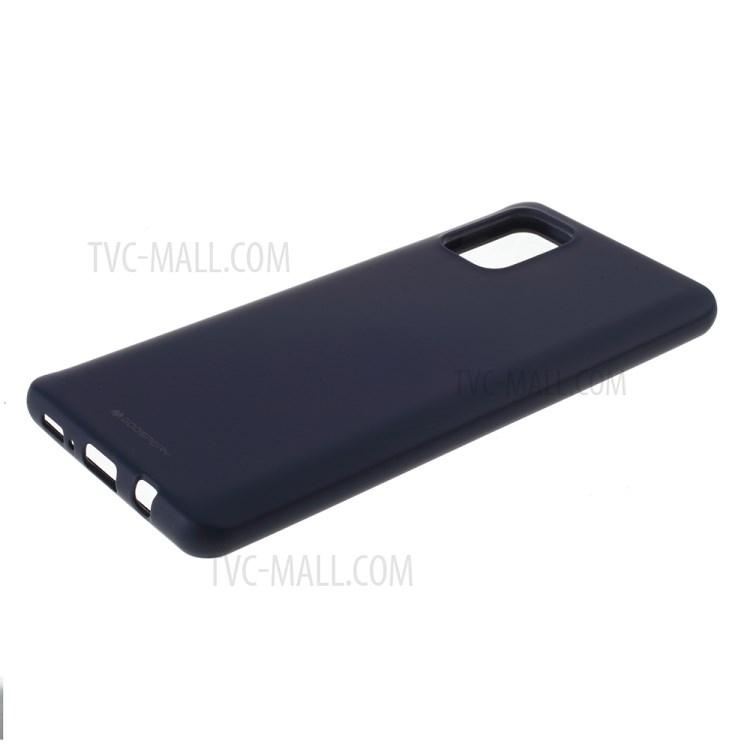 MERCURY GOOSPERY Soft Feeling Series Matte TPU Back Phone Case for Samsung Galaxy A71 - Dark Blue-4