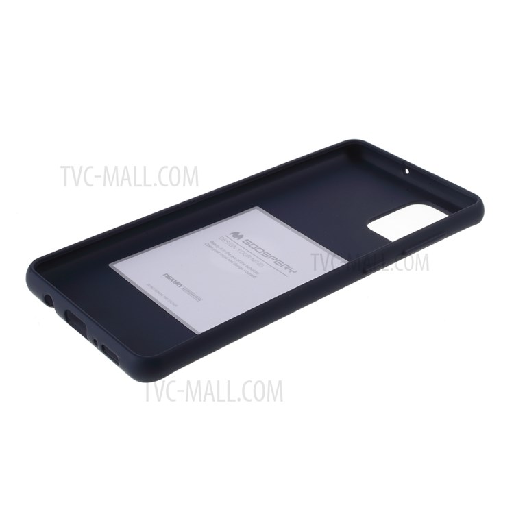 MERCURY GOOSPERY Soft Feeling Series Matte TPU Back Phone Case for Samsung Galaxy A71 - Dark Blue-5