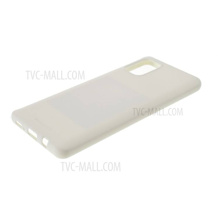 MERCURY GOOSPERY Soft Feeling Series Matte TPU Back Phone Case for Samsung Galaxy A71 - White-4