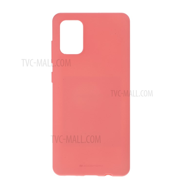 MERCURY GOOSPERY Soft Feeling Series Matte TPU Back Phone Case for Samsung Galaxy A71 - Pink-1