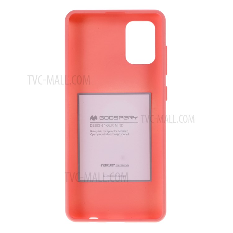 MERCURY GOOSPERY Soft Feeling Series Matte TPU Back Phone Case for Samsung Galaxy A71 - Pink-3