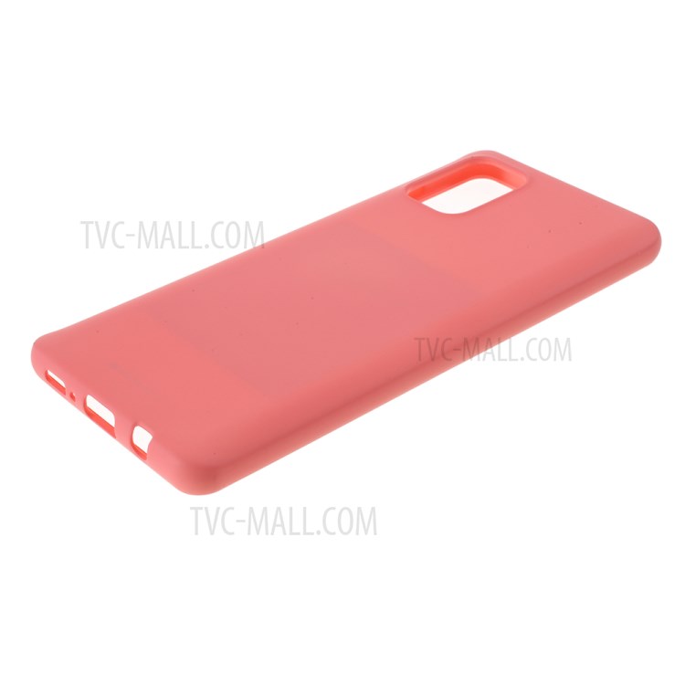 MERCURY GOOSPERY Soft Feeling Series Matte TPU Back Phone Case for Samsung Galaxy A71 - Pink-4