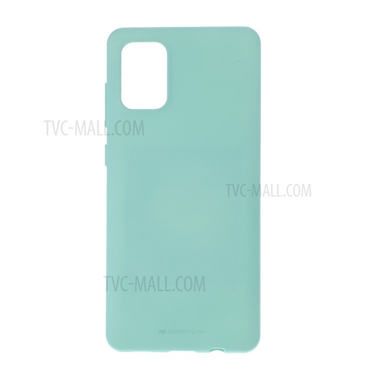 MERCURY GOOSPERY Soft Feeling Series Matte TPU Back Phone Case for Samsung Galaxy A71 - Baby Blue-1